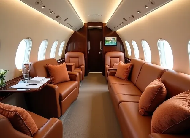 Gulfstream G650ER interior